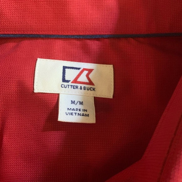 Red Long Sleeve Men’s Button Down - Picture 4 of 4